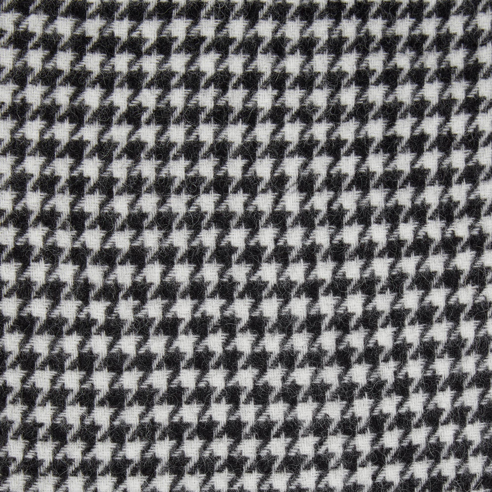 Houndstooth Wool-Blend Scarf